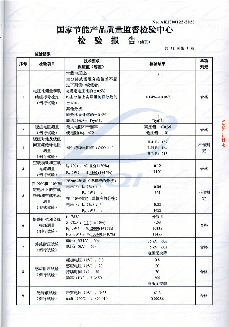 高低压试验报告-S11-1250江安江安江安油浸式变压器-2.jpg